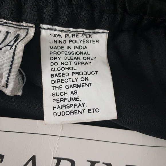 Vintage Plus Formal 2-Piece Set 4X Silk Beaded Outfit  Dress Suit - Picture 11 of 12